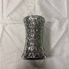 Silver nigella vase