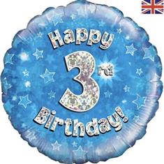 3rd birthday balloon 