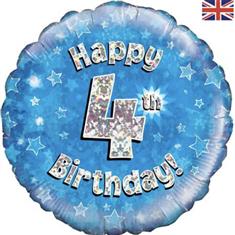 4th birthday balloon 