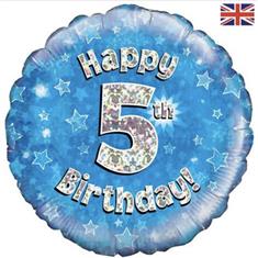 5th birthday balloon 