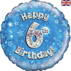 6th birthday balloon 