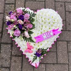 Heart pink&amp; lilac 